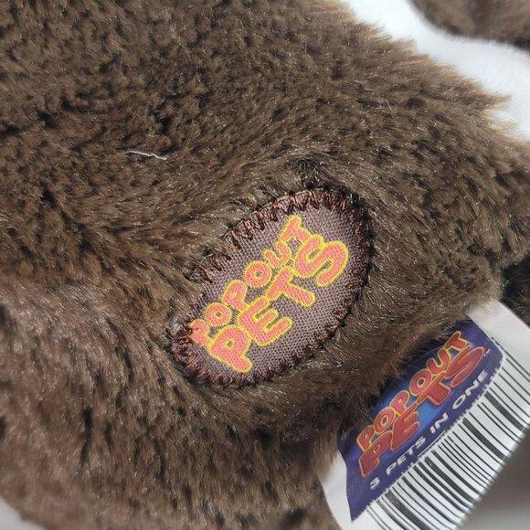 2/$15 Jay At Play Pop Out Pets Parrot Frog Monkey Plush Rainforest Animals 3In1 - Picture 9 of 12